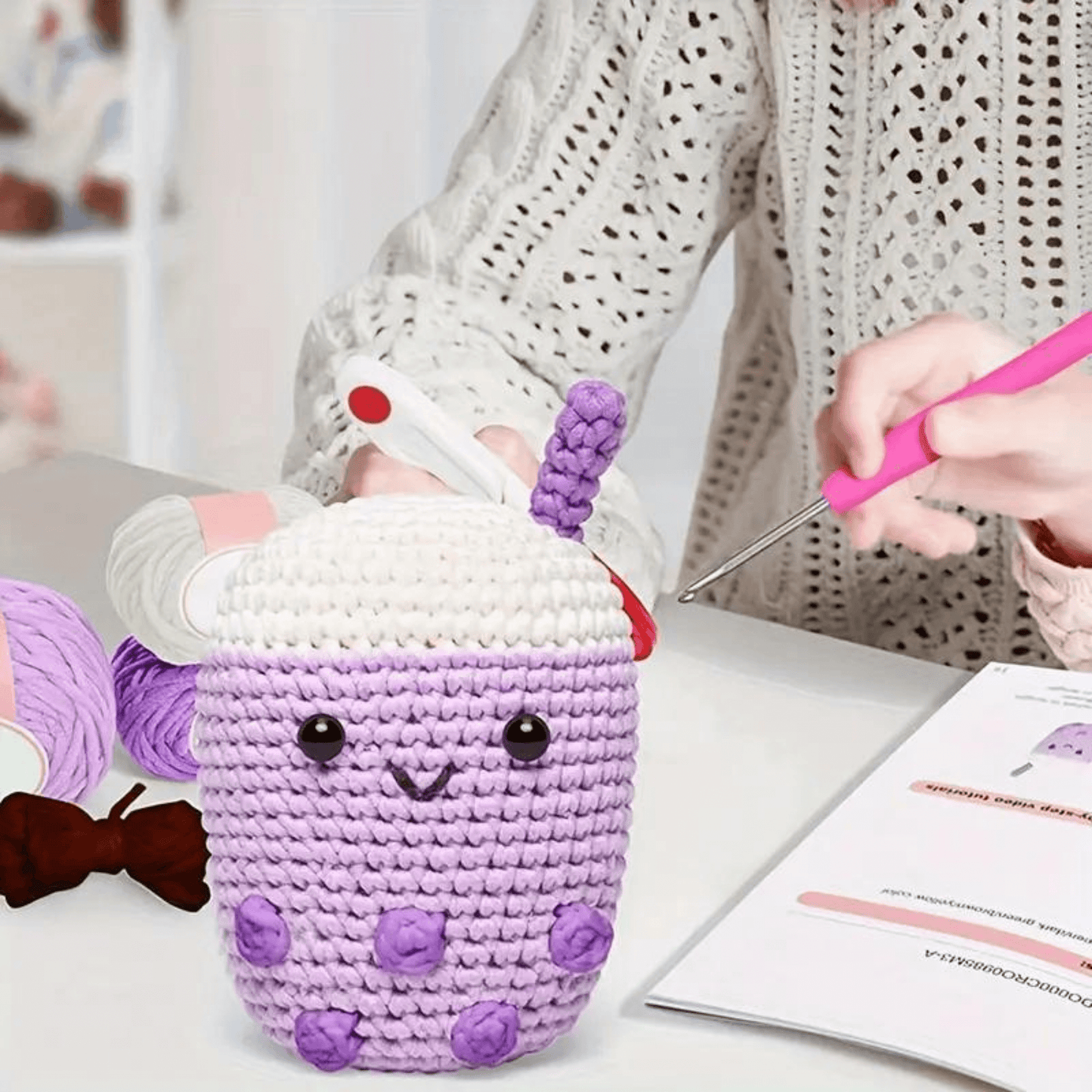 Amigurumi Bubble Tea Starter Set