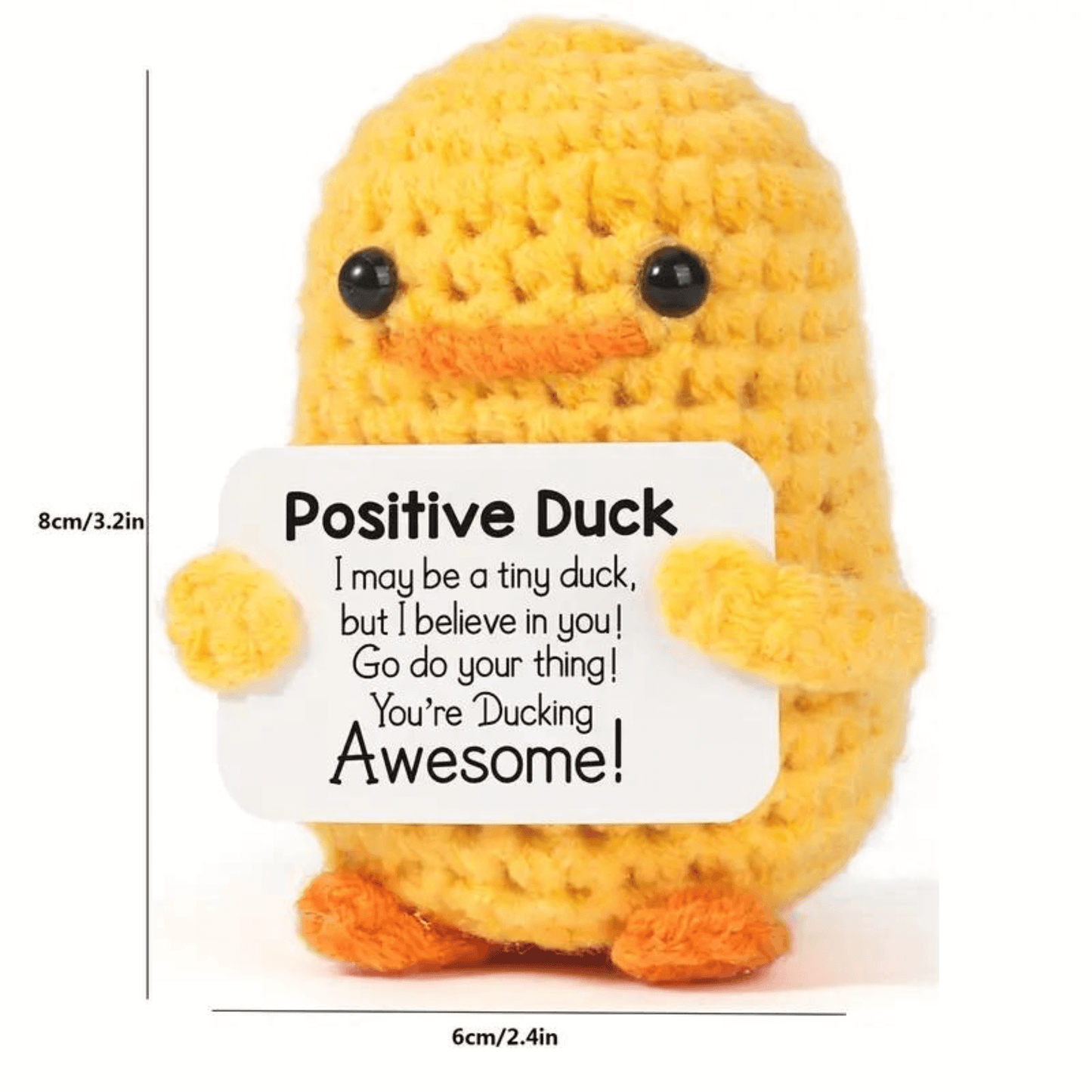 Handmade Knitted Duck Plush Toy