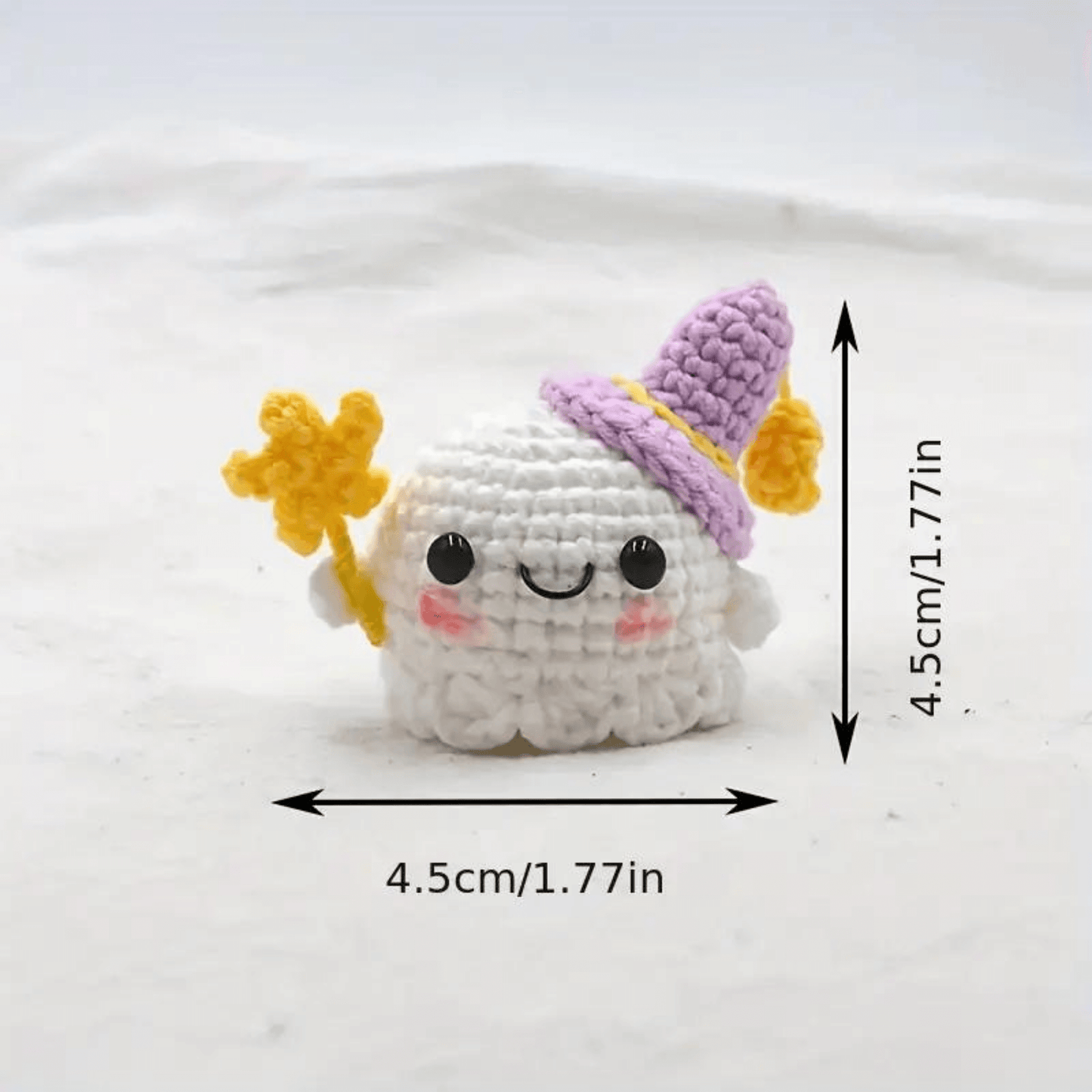 Handmade Amigurumi Ghost Doll