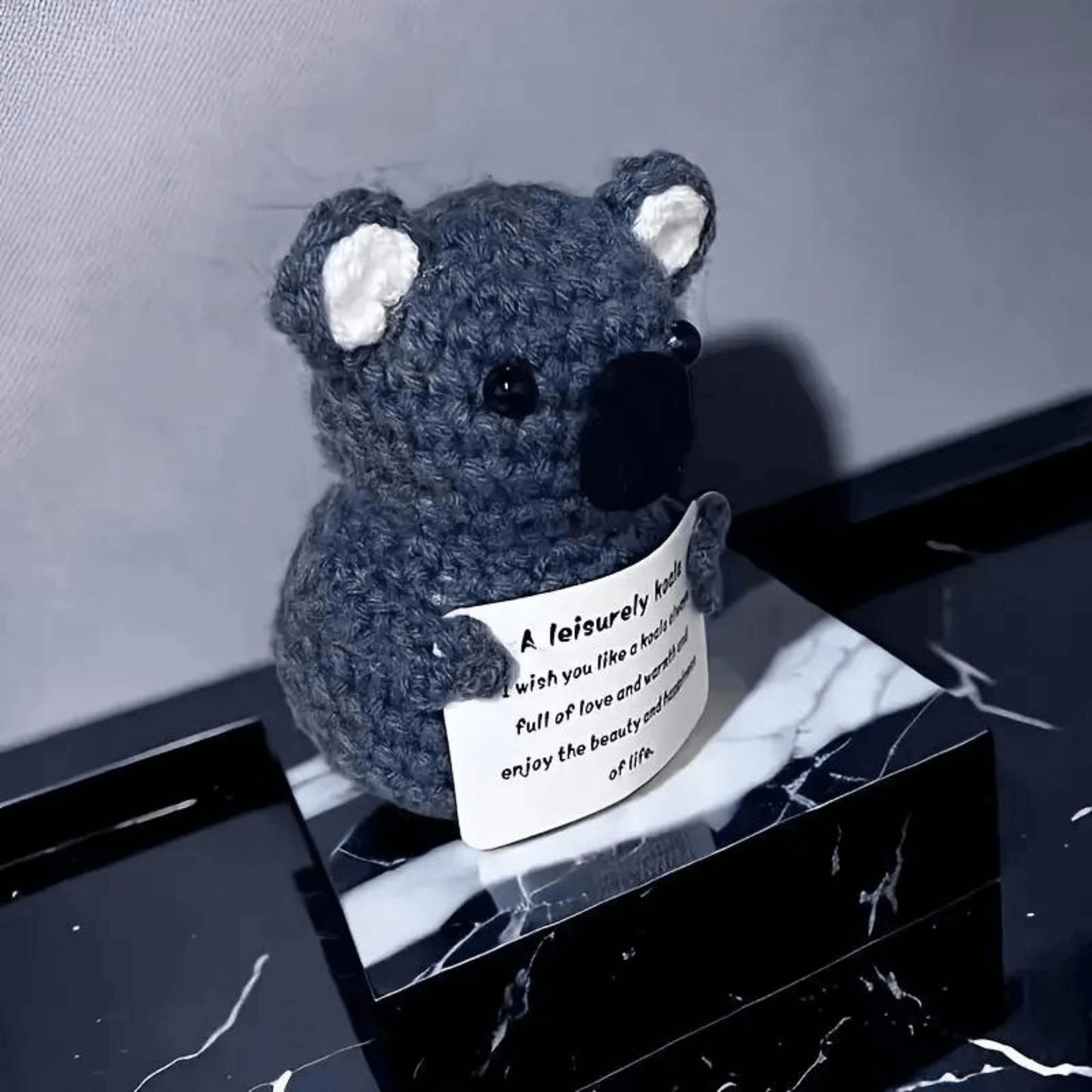 Handmade Crochet Koala Figure