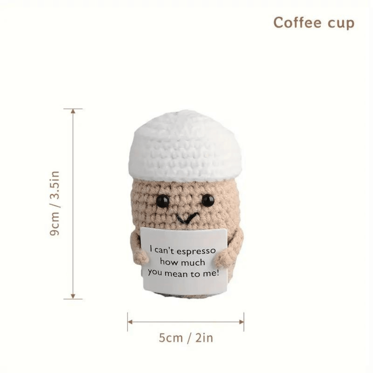 Handmade Amigurumi Espresso Cup