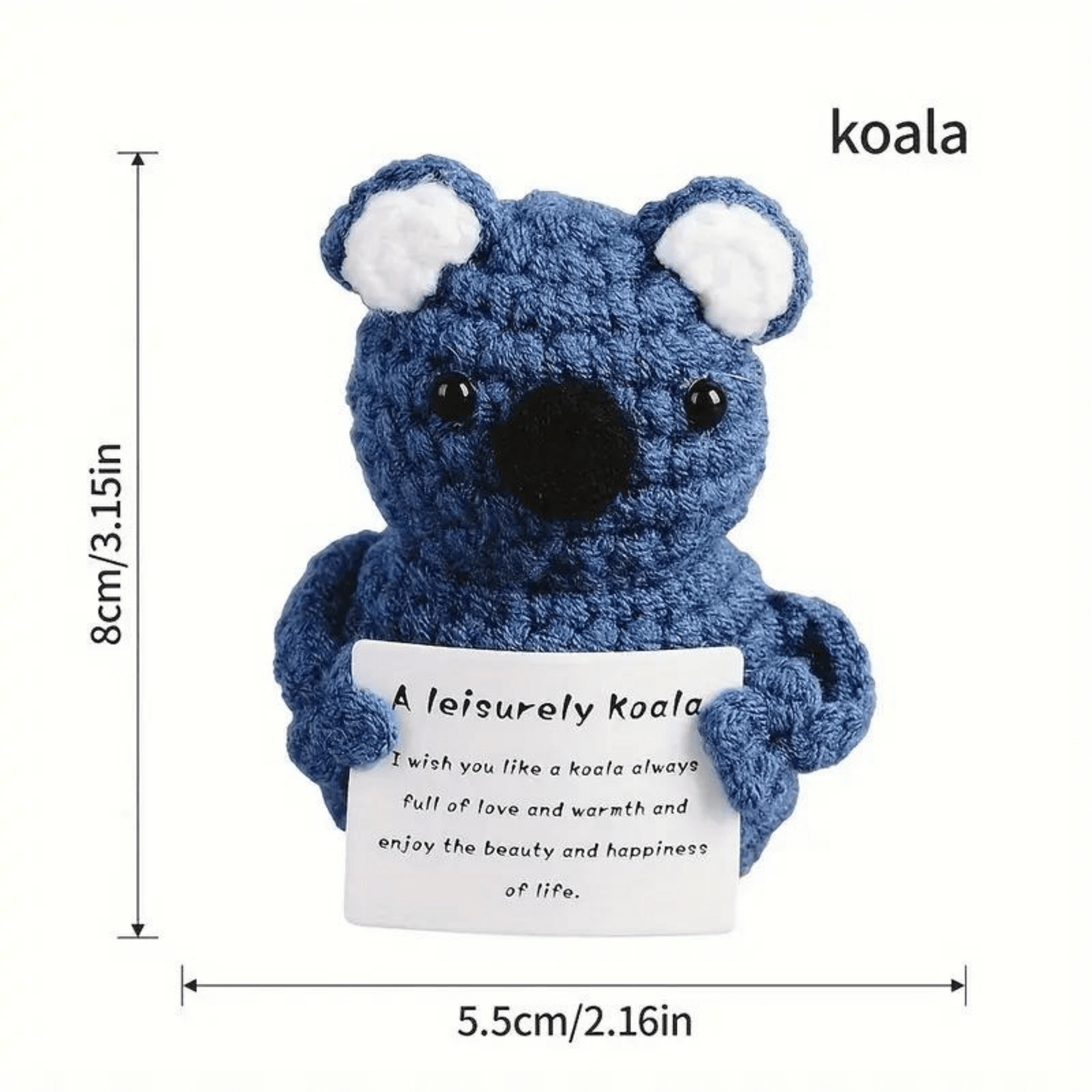 Handmade Croche Koala Plush Toy