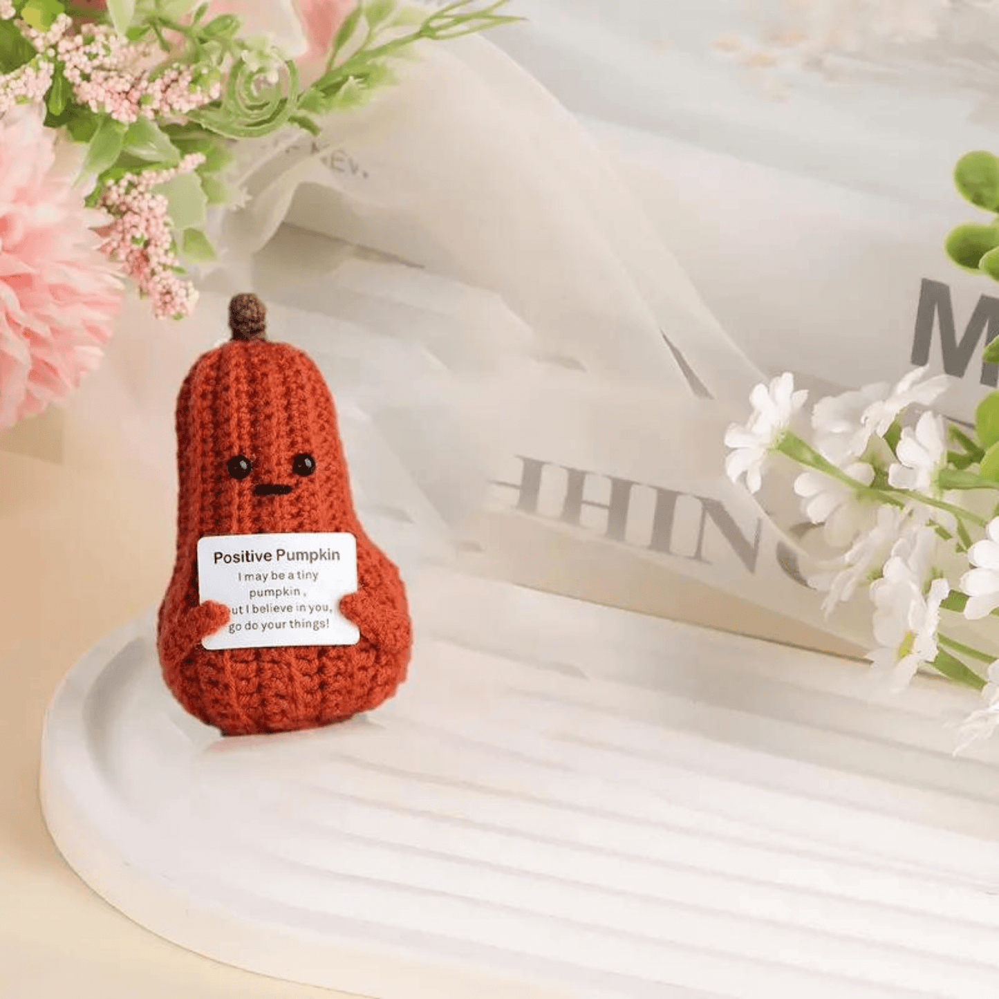 Handmade Pumpkin Crochet Plushy