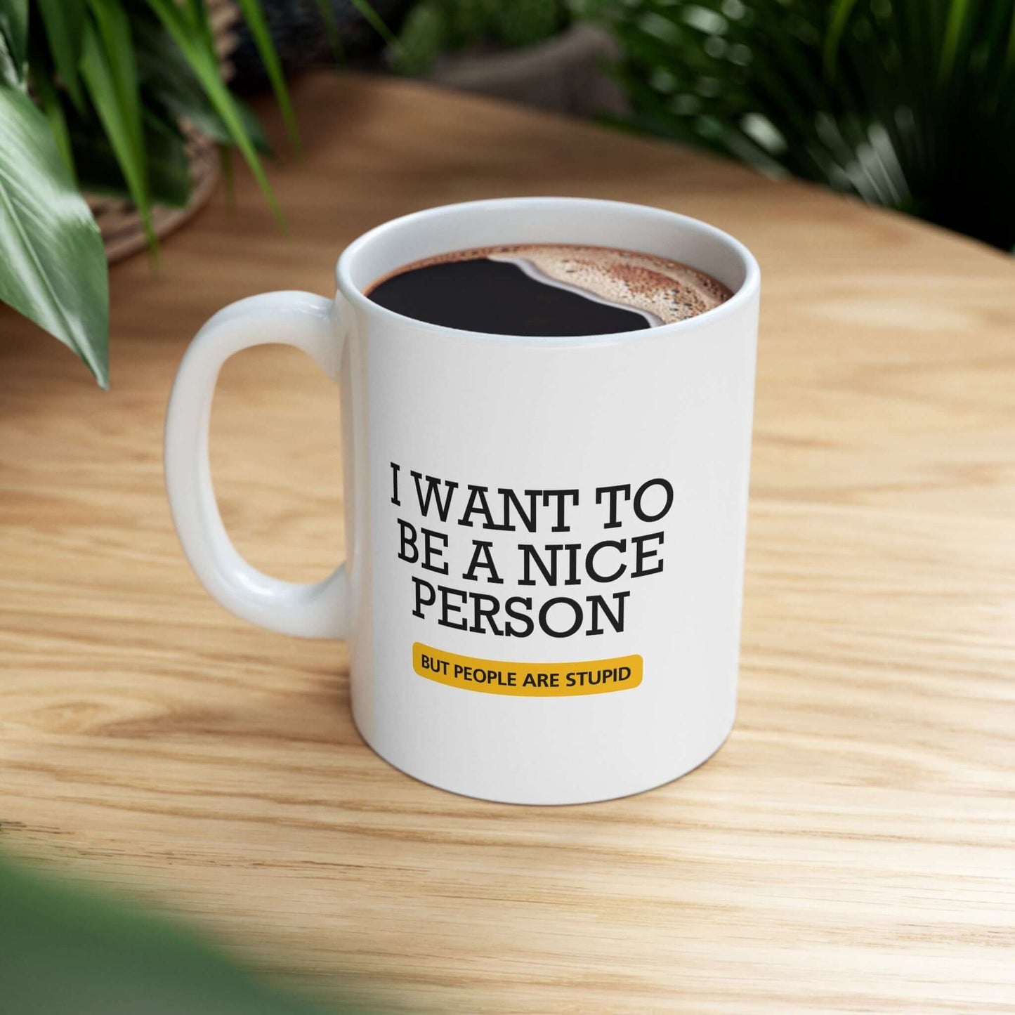 Humorous Sarcastic Quote Mug - White Elephant Gift Idea - Chopolino