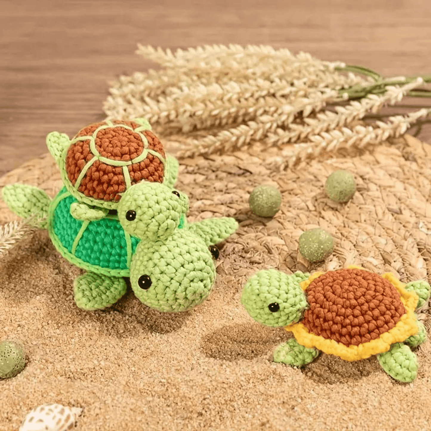  DIY Turtle Amigurumi Craft Set