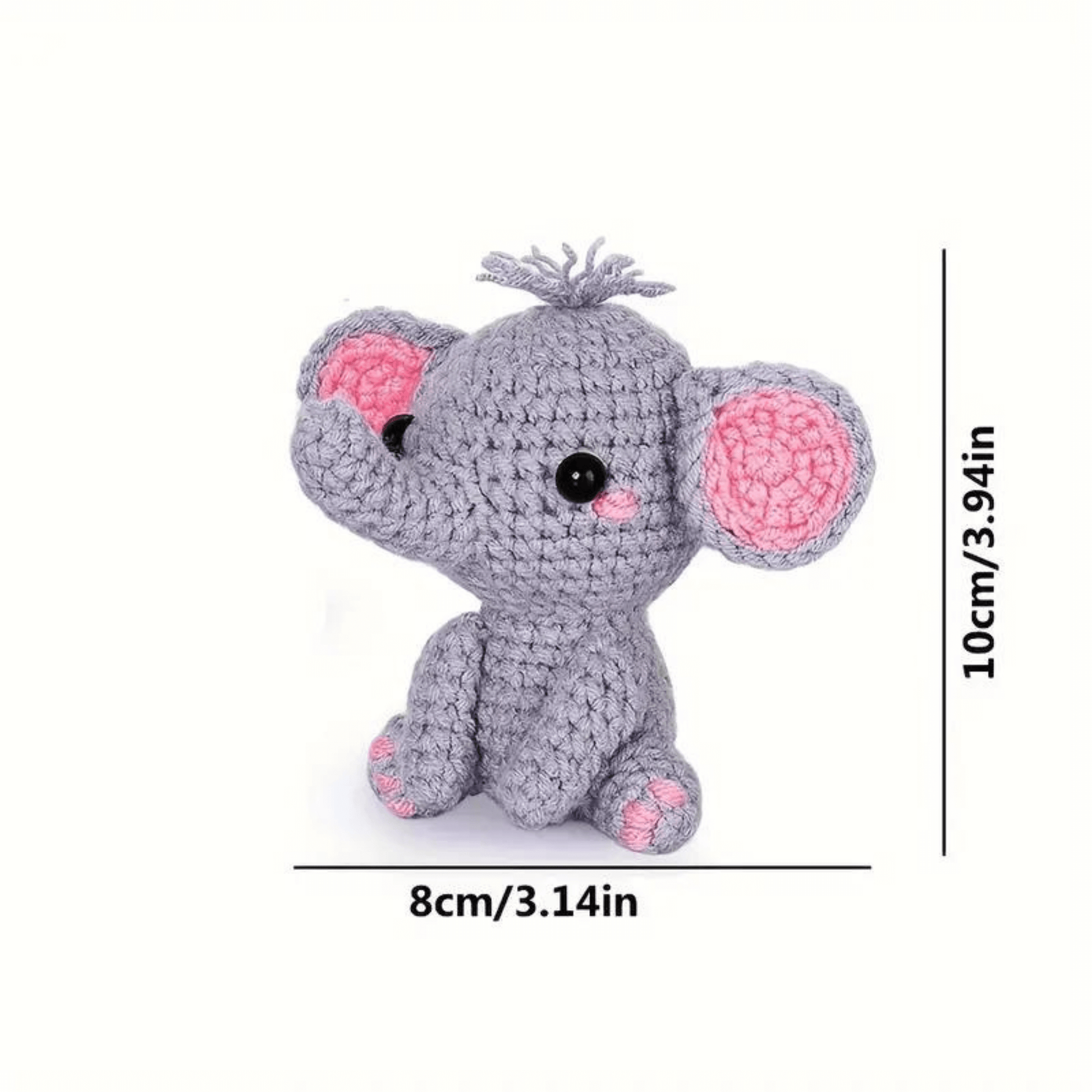 Handmade Knitted Elephant