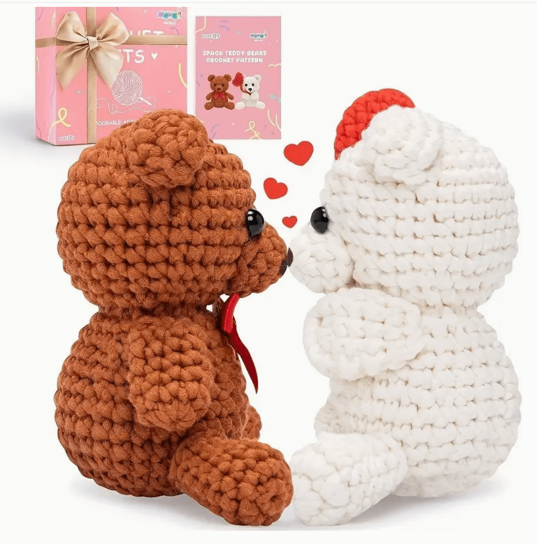 Crochet Couple Bear Kit