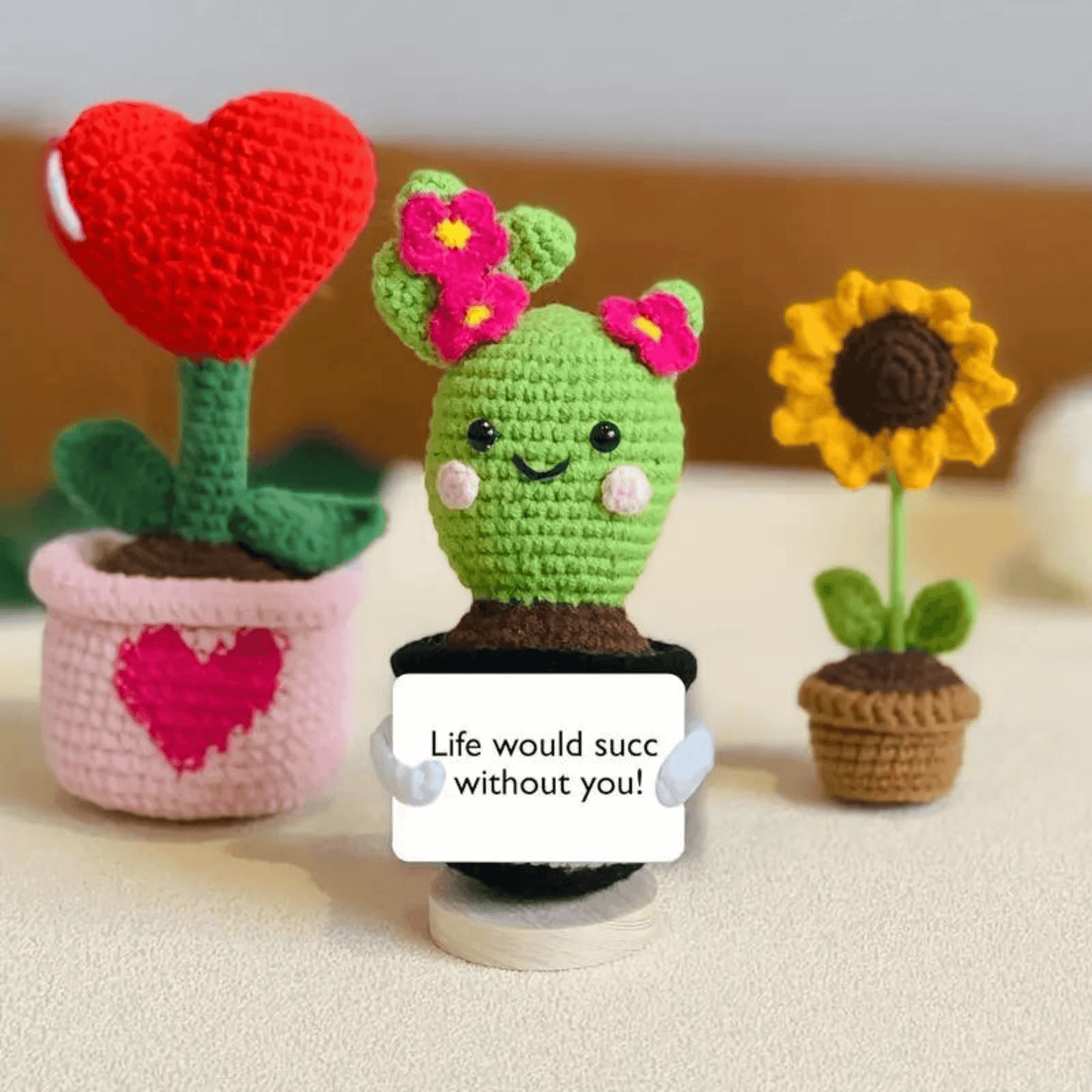  Crochet Cactus Plush Toy