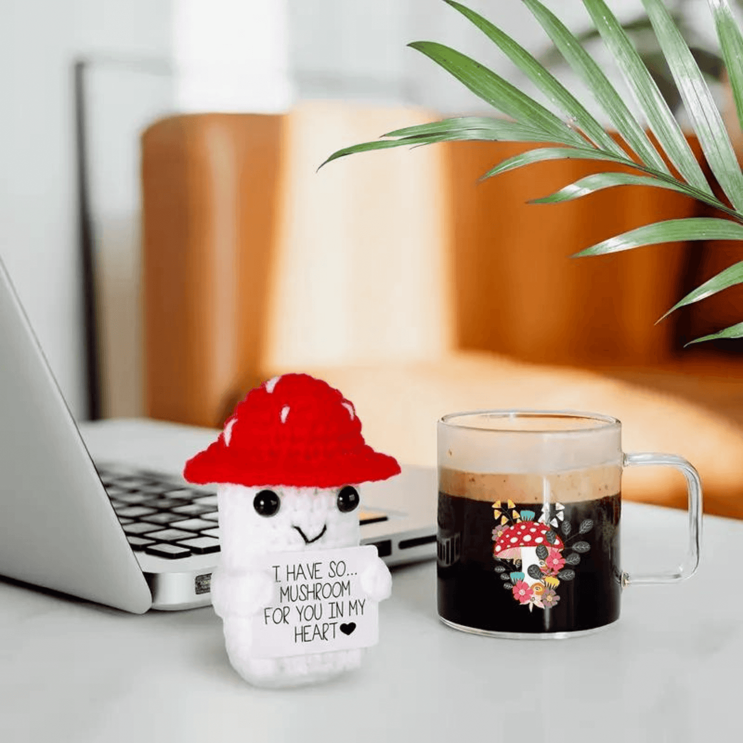 Crochet Mushroom Plush Toy