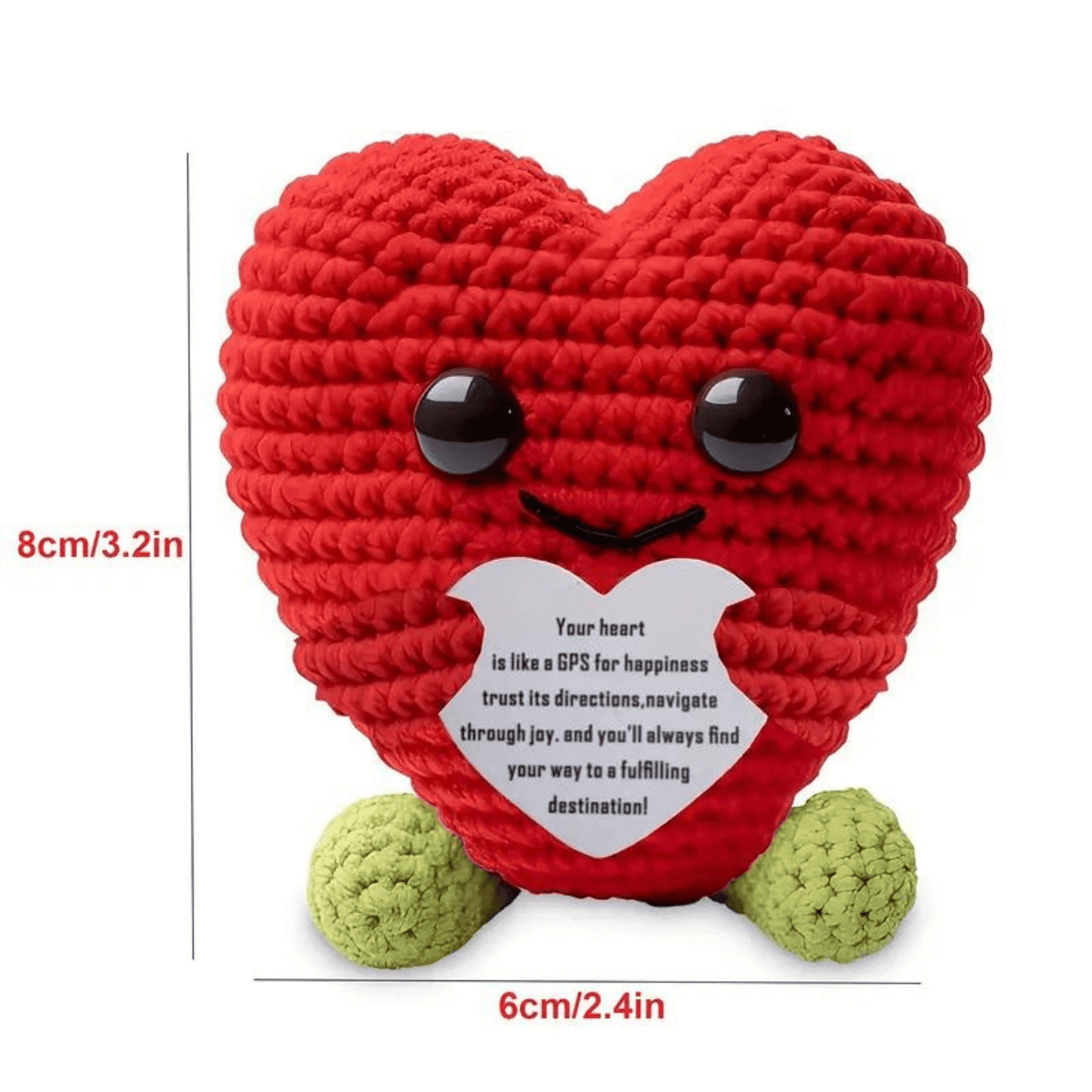 Red Crochet Heart