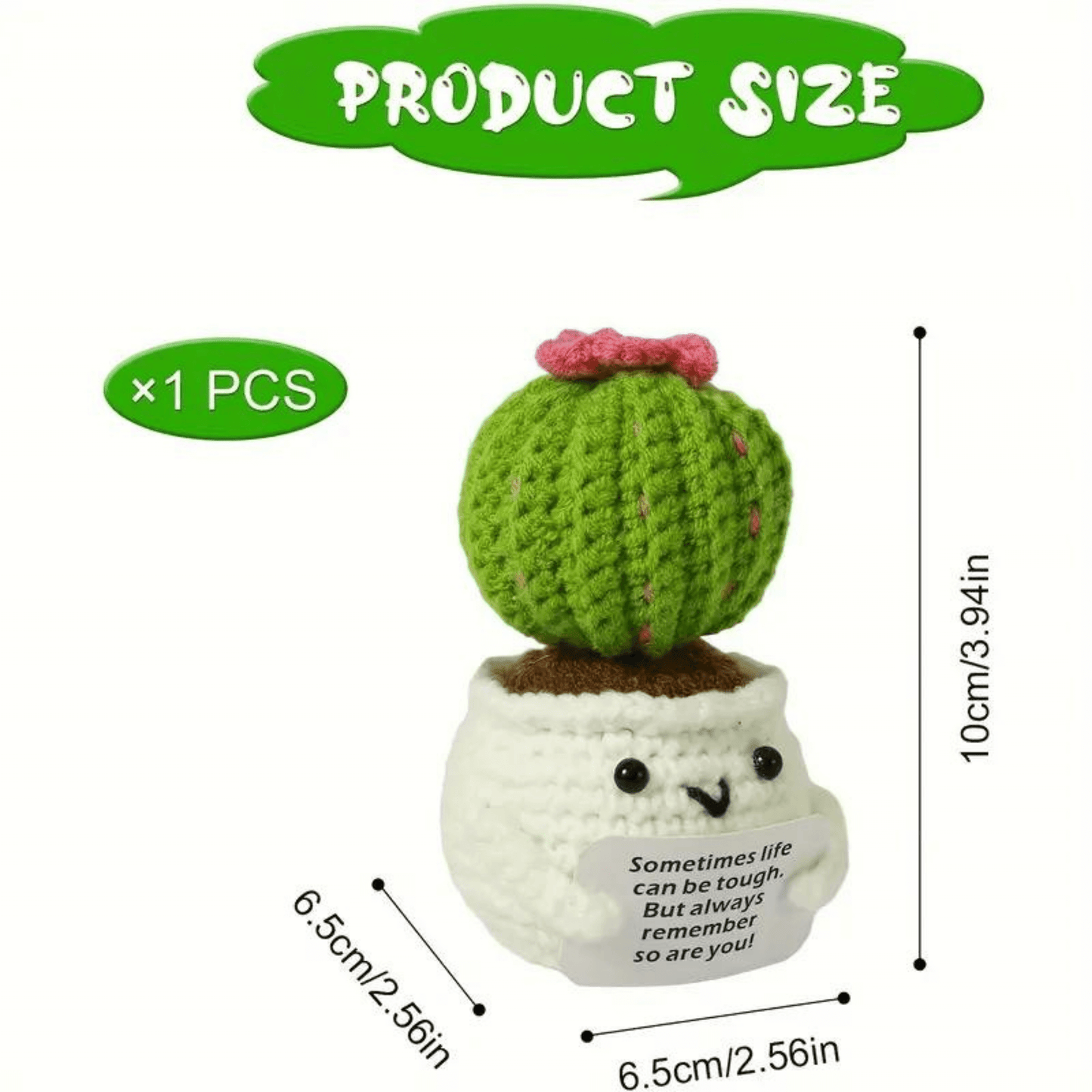  Crochet Cactus Plush Toy