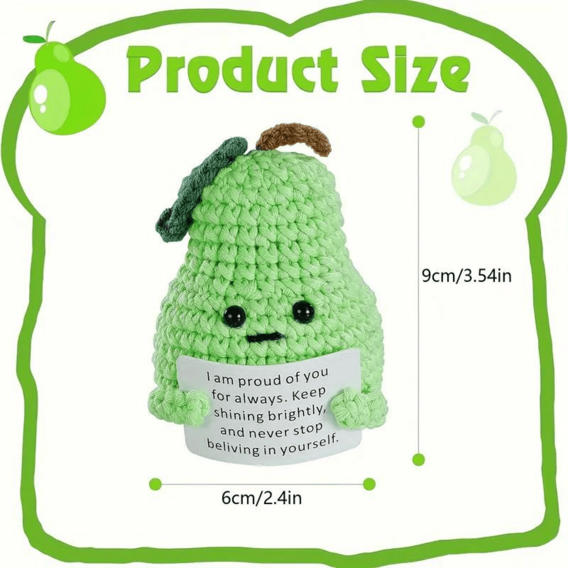 Glow-In-The-Dark Amigurumi Potato Toy