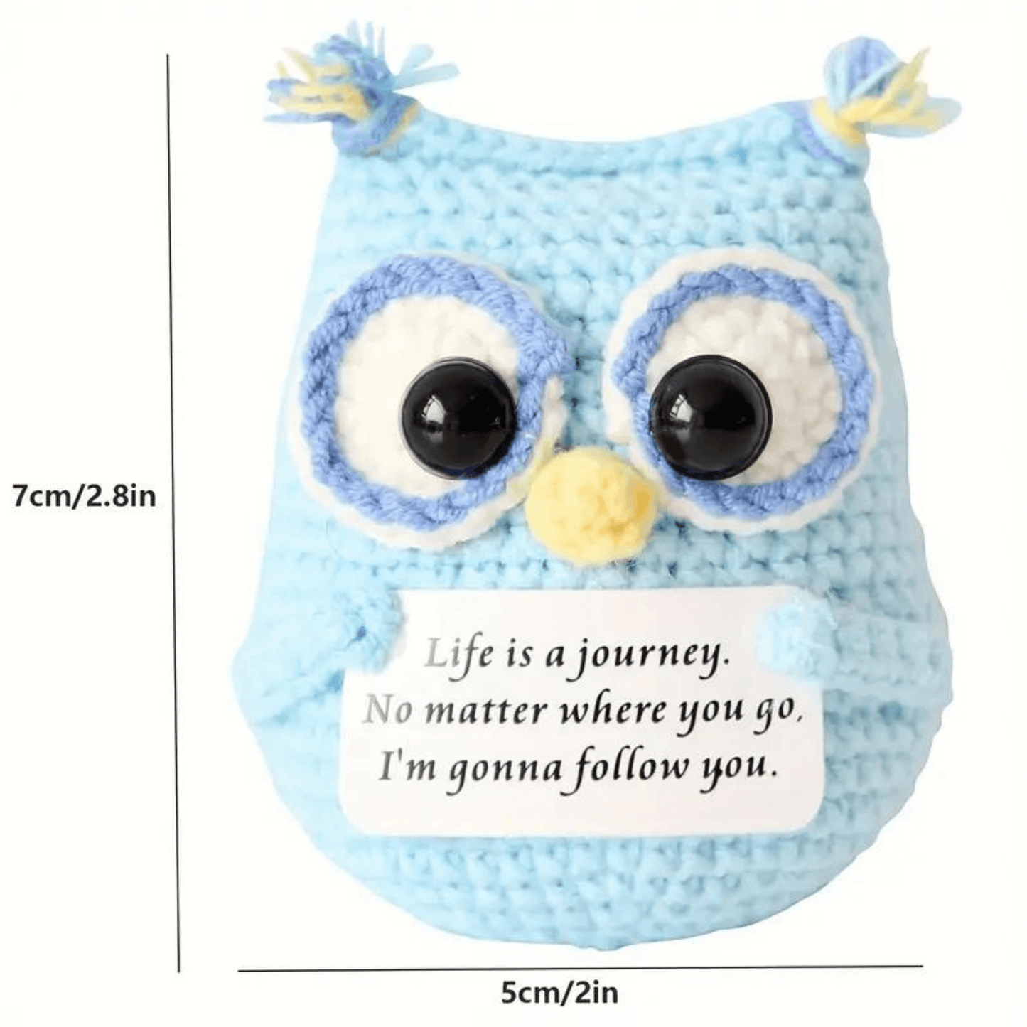 Handmade Positive Owl Crochet