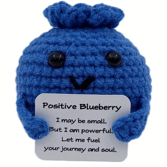 Handmade Amigurumi Blueberry Plush Toy