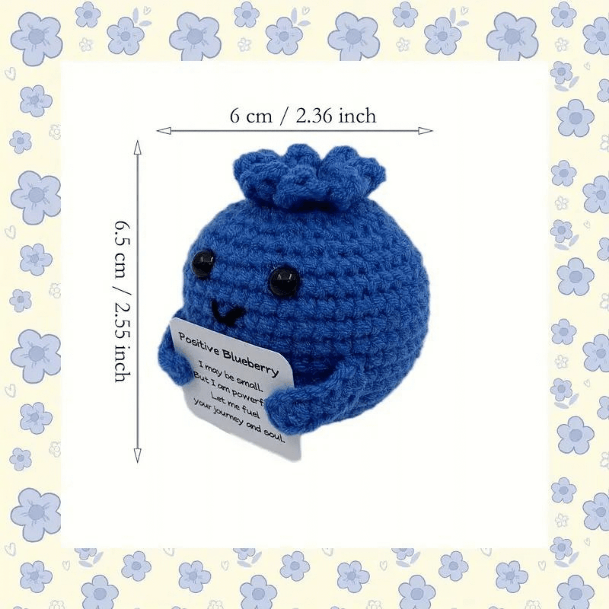 Handmade Blueberry Crochet Plush Toy