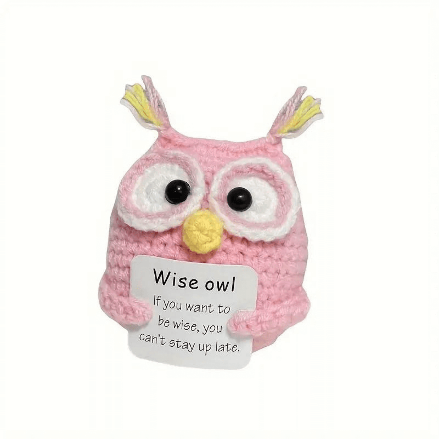 Amigurumi Owl With Positive Message Card