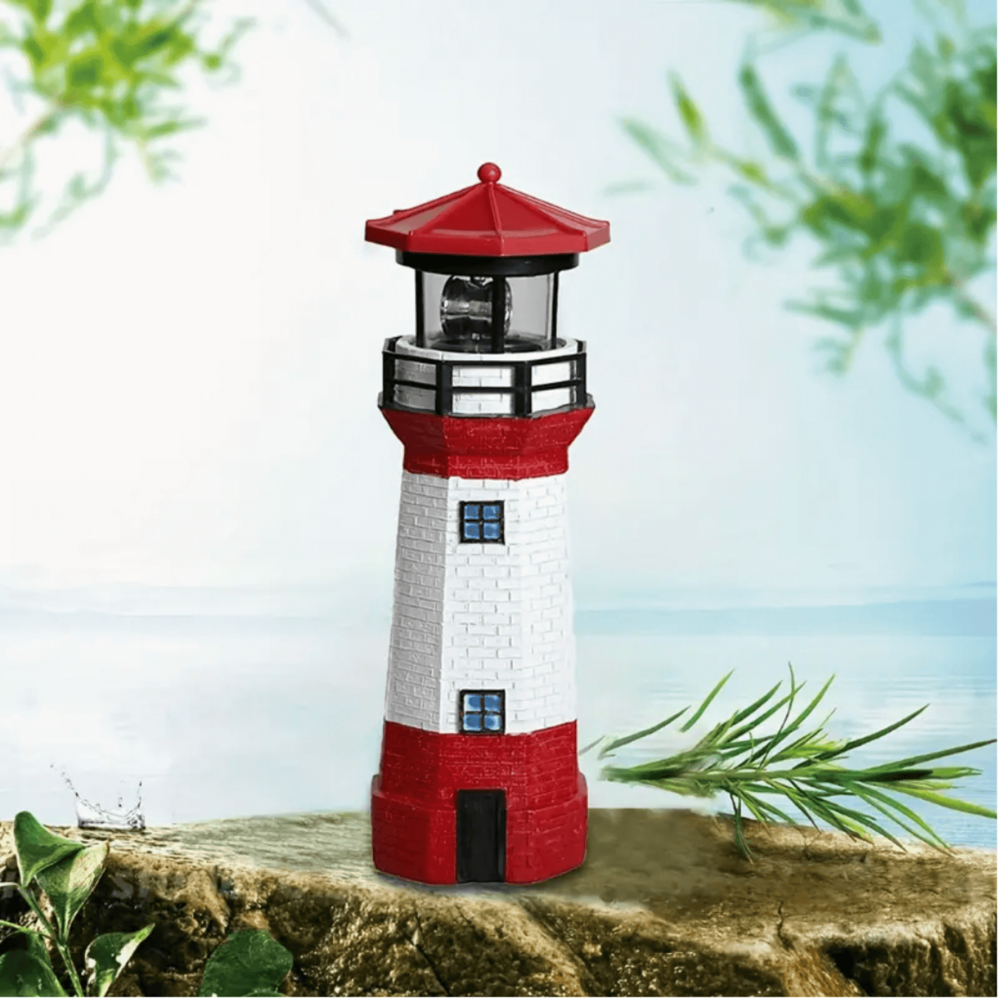 Solar Lighthouse For Garden