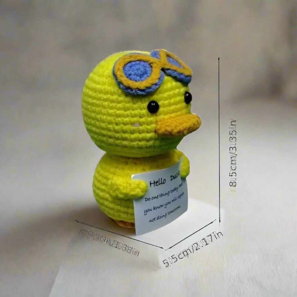 Handcrafted Crochet Amigurumi Duck Doll | Adorable Handmade Toy - Chopolino