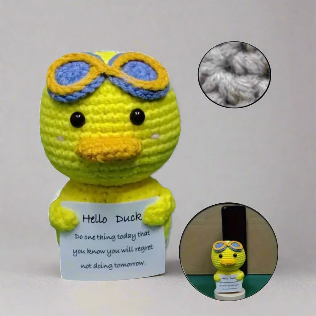 Handcrafted Crochet Amigurumi Duck Doll | Adorable Handmade Toy - Chopolino