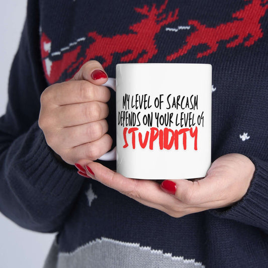 Humorous Sarcasm Coffee Mug - Perfect White Elephant Gift for Friends & Colleagues - Chopolino